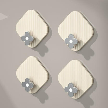Universal Wall Hanging Hook Strong Bearing Storage Hook for Key Ring Glasses Body Wash 4PCS Monocream White
Universal Wall Hanging Hook Strong Bearing Storage Hook for Key Ring Glasses Body Wash 4PCS Monocream White