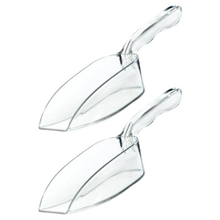 2Pcs Thicken Ice Scoops Simple Ice Cube Scoops Practical Baking Flour Shovels