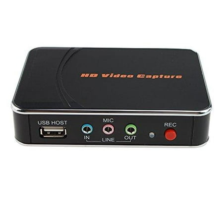 AGPtek HDMI\/YPBPR Recorder HD Game Capture Recorder Video Capture Device for WiiU\/Xbox 360\/Xbox One\/PS4\/PS4
