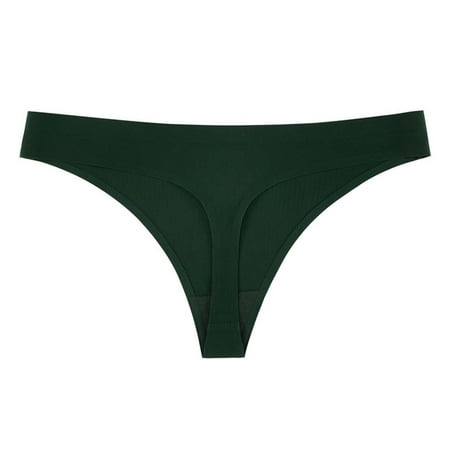 Qcmgmg Underwear for Women Ice silk Breathable Thong Low Waist Women s Seamless Briefs Panties L
Qcmgmg Underwear for Women Ice silk Breathable Thong Low Waist Women s Seamless Briefs Panties L