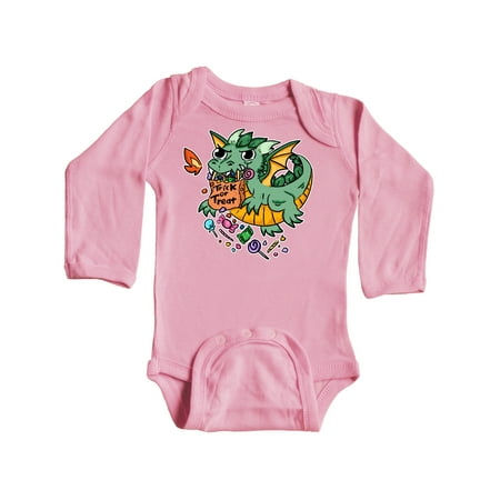 Inktastic Cute Halloween Dragon Trick or Treat Gift Baby Boy or Baby Girl Long Sleeve Bodysuit
Inktastic Cute Halloween Dragon Trick or Treat Gift Baby Boy or Baby Girl Long Sleeve Bodysuit