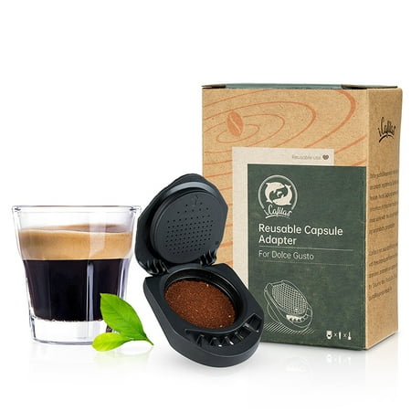 Reusable Capsule Adapter for Dolce Gusto Coffee Convert Compatible with Genio
