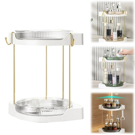 2packs BnGAJN Halloween Deals Rack Rotating Bathroom Counter Corner Makeup Countertop Multifunctional And Exquisite Clear
2packs BnGAJN Halloween Deals Rack Rotating Bathroom Counter Corner Makeup Countertop Multifunctional And Exquisite Clear