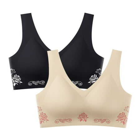 2pcs Women Sports Bra Trackless Underwire Vest Ice Silk Back Sports Sleep Latex Bra Underwear
2pcs Women Sports Bra Trackless Underwire Vest Ice Silk Back Sports Sleep Latex Bra Underwear