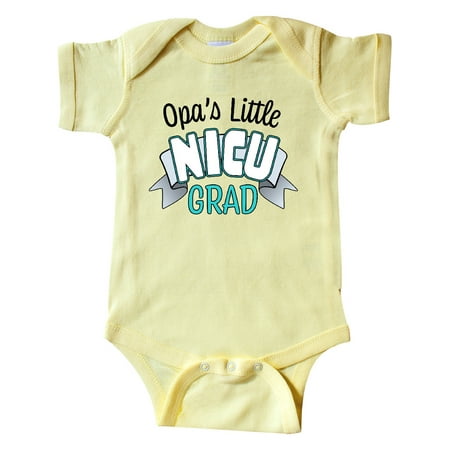 Inktastic Opa s Little Nicu Grad in Blue with Banner Gift Baby Boy or Baby Girl Bodysuit
Inktastic Opa s Little Nicu Grad in Blue with Banner Gift Baby Boy or Baby Girl Bodysuit