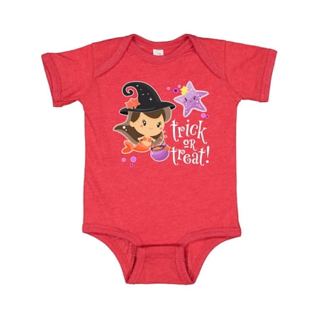 Inktastic Trick or Treat Mermaid witch hat cauldron Gift Baby Boy or Baby Girl Bodysuit
Inktastic Trick or Treat Mermaid witch hat cauldron Gift Baby Boy or Baby Girl Bodysuit