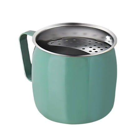 Stainless Steel Tea Cup Multi Use with Filter Durable Sturdy Tea Steeping Portable Reusable Creative Drinking Cup for Office Home Daily Use Green
Stainless Steel Tea Cup Multi Use with Filter Durable Sturdy Tea Steeping Portable Reusable Creative Drinking Cup for Office Home Daily Use Green