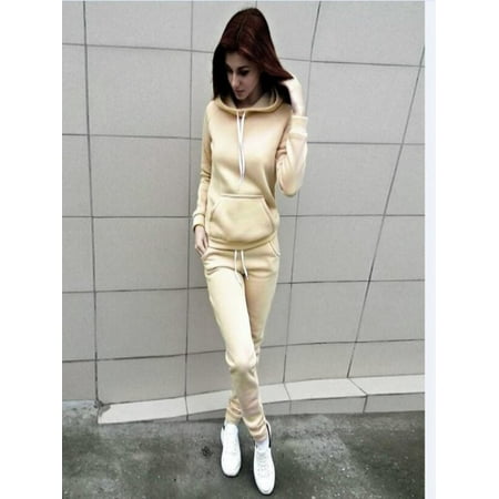 Women Autumn Hot style American Fleece Pull Rope Hooded Casual Sports Suit Two-piece Long Sleeve
Women Autumn Hot style American Fleece Pull Rope Hooded Casual Sports Suit Two-piece Long Sleeve