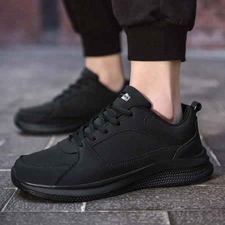 PhoneSoap Mens Shoes Casual Fashion Large Size Leather Solid Color Lace Up Casual Shoes Running Sneakers Black
PhoneSoap Mens Shoes Casual Fashion Large Size Leather Solid Color Lace Up Casual Shoes Running Sneakers Black