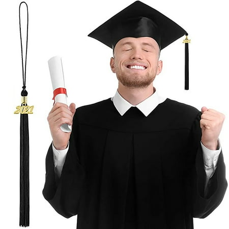 NIUREDLTD Home Decoration Academic Graduation Tassel with Gold 2021 Year Charm Pendant for Graduate Cap
NIUREDLTD Home Decoration Academic Graduation Tassel with Gold 2021 Year Charm Pendant for Graduate Cap