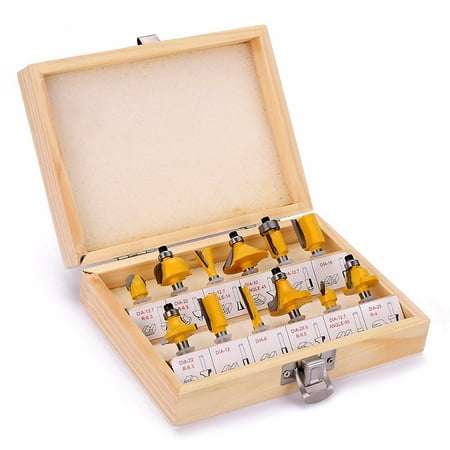 6.35mm 1/4 Inch Shank Tungsten Carbide Tipped Router Bit Set With Wrench(12 Pcs )
6.35mm 1/4 Inch Shank Tungsten Carbide Tipped Router Bit Set With Wrench(12 Pcs )