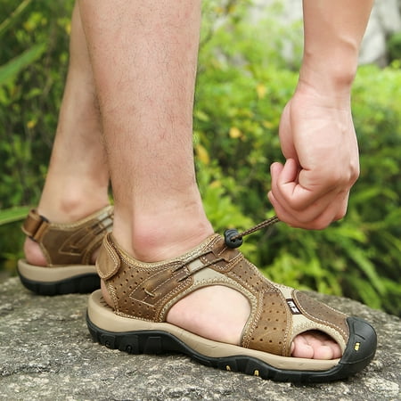 Men‘s Sandals Leather Durable Non Slip Outdoor Casual Beach Shoes Spring And Summer
Men‘s Sandals Leather Durable Non Slip Outdoor Casual Beach Shoes Spring And Summer