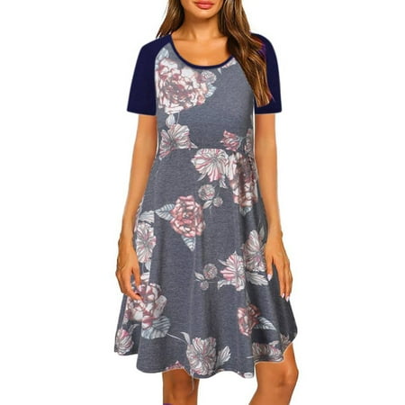 QELUSQELUS Women Pregnant Short Sleeve Round Neck Loose Floral Leisure Maternity Nursing Dress
QELUSQELUS Women Pregnant Short Sleeve Round Neck Loose Floral Leisure Maternity Nursing Dress