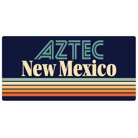 Aztec New Mexico 5 x 2.5-Inch Fridge Magnet Retro Design