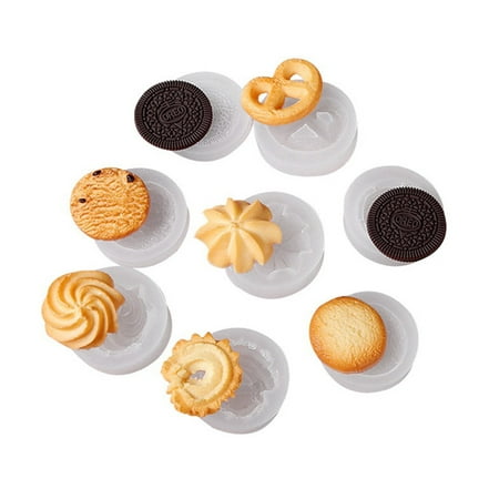 Silicone Cookie Mold DIY Mini Cream-filled Cookies Baking Tool Chocolate Molds