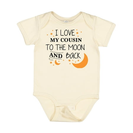 Inktastic I Love My Cousin to the Moon and Back Gift Baby Boy or Baby Girl Bodysuit
Inktastic I Love My Cousin to the Moon and Back Gift Baby Boy or Baby Girl Bodysuit