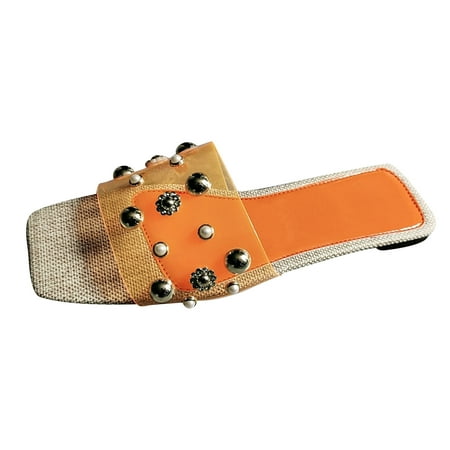 Summer Saving Clearance! Kukoosong Flat Sandals for Women Beach Sandals Summer Non-Slip Causal Slippers Women s Sandals Orange 43
Summer Saving Clearance! Kukoosong Flat Sandals for Women Beach Sandals Summer Non-Slip Causal Slippers Women s Sandals Orange 43