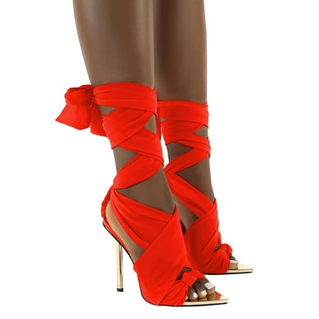 Women s Shoes Candy Colored Pointed Sandals Fashion High Heels Lace Up Shoes
Women s Shoes Candy Colored Pointed Sandals Fashion High Heels Lace Up Shoes