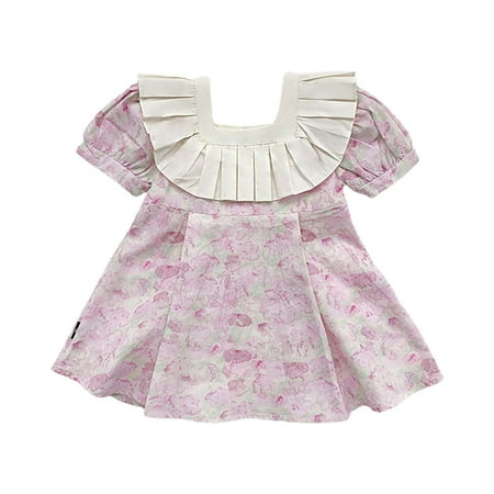 Toddler Kids Girls Dress Solid Color Short Sleeve O-Neck Pink Puff Princess Party Wedding Pageant Bridesmaid Sundress Holiday Soft Dresses
Toddler Kids Girls Dress Solid Color Short Sleeve O-Neck Pink Puff Princess Party Wedding Pageant Bridesmaid Sundress Holiday Soft Dresses