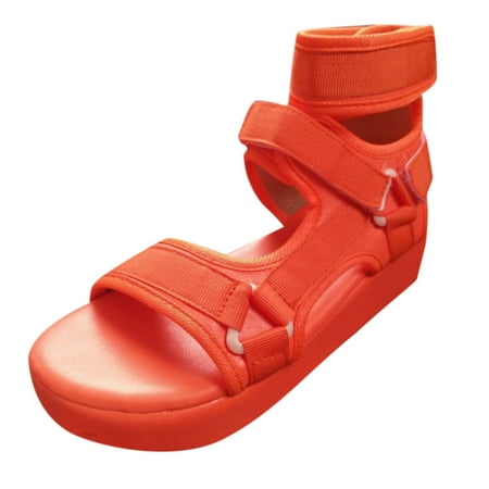 Alueeu ladies shoes casual Platform Sandals For Womens Open Toe Ankel Strap Flats Comfortable Beach Shoes Orange 36
Alueeu ladies shoes casual Platform Sandals For Womens Open Toe Ankel Strap Flats Comfortable Beach Shoes Orange 36