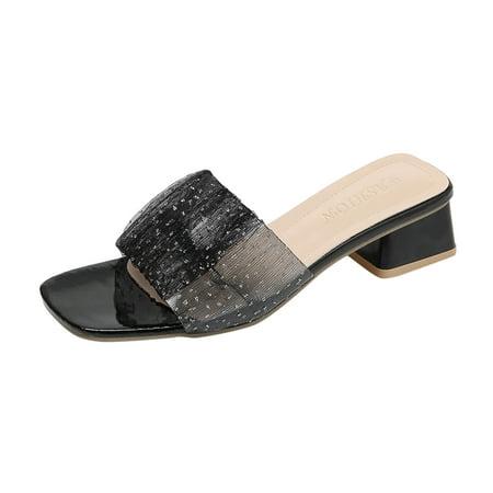 nsendm Womens Slide Sandal Ladies Fashion Summer Colorful Rhinestone Mesh Fish Mouth Wedges Shoes for Women Sandals Sandal Black 8.5
nsendm Womens Slide Sandal Ladies Fashion Summer Colorful Rhinestone Mesh Fish Mouth Wedges Shoes for Women Sandals Sandal Black 8.5