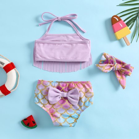 Cathalem Girls Swimsuits Kids Swimsuits Summer Toddler Girls Bowknot Tassel Three Piece Swimwear Swimsuit Bikini Bathing Suits Kids Girls 10-12 Purple 9-12 Months
Cathalem Girls Swimsuits Kids Swimsuits Summer Toddler Girls Bowknot Tassel Three Piece Swimwear Swimsuit Bikini Bathing Suits Kids Girls 10-12 Purple 9-12 Months