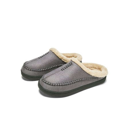 Eloshman Men Non-Slip Plush Lining Warm Slippers Cold Weather Lightweight Memory Foam House Shoes Comfy Closed Toe Winter Slipper Dark Gray 7-7.5
Eloshman Men Non-Slip Plush Lining Warm Slippers Cold Weather Lightweight Memory Foam House Shoes Comfy Closed Toe Winter Slipper Dark Gray 7-7.5
