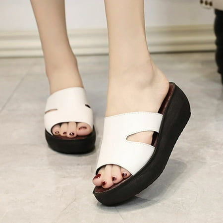 Fjofpr Slippers for Women Fashion Women s Summer Slip-On Wedges Peep Toe Breathable Sandals Platform Shoes Hot
Fjofpr Slippers for Women Fashion Women s Summer Slip-On Wedges Peep Toe Breathable Sandals Platform Shoes Hot