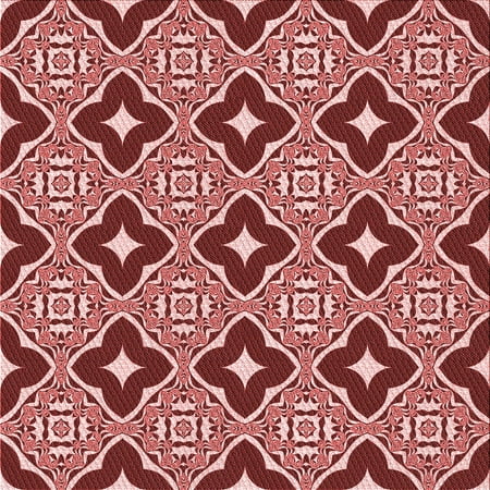 Ahgly Company Indoor Square Patterned Tomato Sauce Red Area Rugs 8 Square