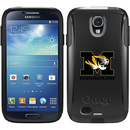 University of Missouri M Black Design on OtterBox Commuter Series Case for Samsung Galaxy S4