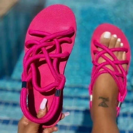 Women Sandals Weave Summer Shoes Women Candy Color Flats Sandals Beach Women Slippers Casual Summer Sandals
Women Sandals Weave Summer Shoes Women Candy Color Flats Sandals Beach Women Slippers Casual Summer Sandals