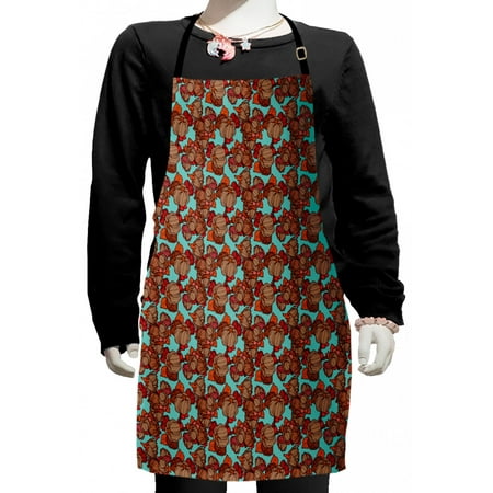 Floral Kids Apron Repetitive Botanical Pattern with Warm Colored Burgeoning Peonies Boys Girls Apron Bib with Adjustable Ties for Cooking Baking Painting Seafoam Vermilion by Ambesonne
Floral Kids Apron Repetitive Botanical Pattern with Warm Colored Burgeoning Peonies Boys Girls Apron Bib with Adjustable Ties for Cooking Baking Painting Seafoam Vermilion by Ambesonne