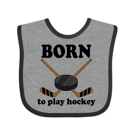 Inktastic Future Hockey Player Born to Play Hockey Gift Baby Boy Bib