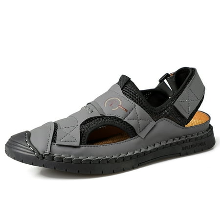 Lopsie men s summer hand sewn outdoor sandals lightweight and stable grip gray sandals US size 8
Lopsie men s summer hand sewn outdoor sandals lightweight and stable grip gray sandals US size 8