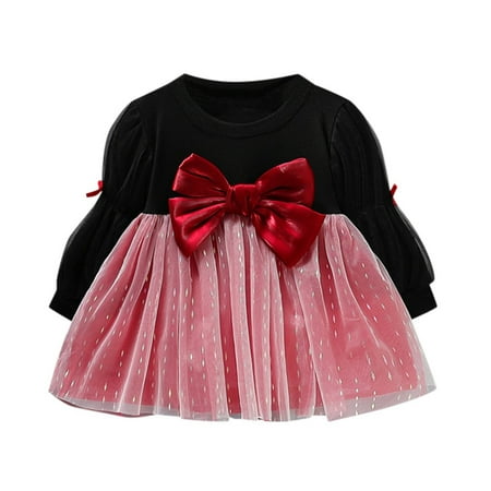 Toddler Baby Girls Dress Christmas Party Long Sleeve Bowknot Tulle Princess Dresses
Toddler Baby Girls Dress Christmas Party Long Sleeve Bowknot Tulle Princess Dresses