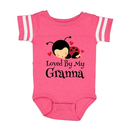Inktastic Granna Loves Me Ladybug Gift Baby Boy or Baby Girl Bodysuit