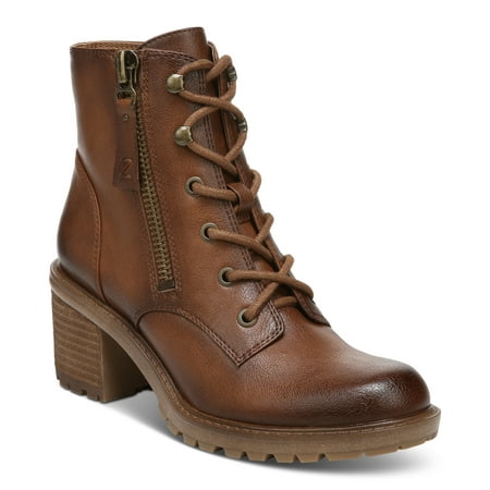 Zodiac Women s Gaige Lace Up Lug Sole Combat Boots Brown Size 11 M