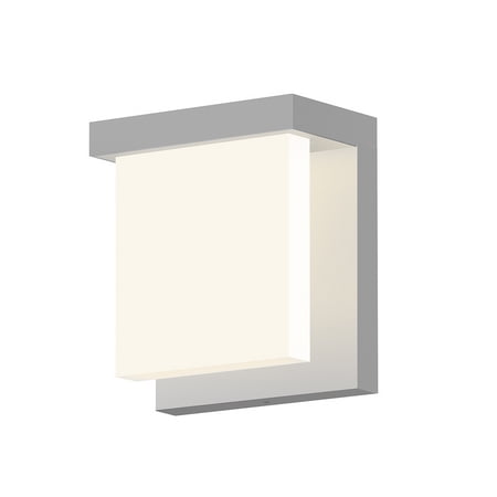 Sonneman 7275.16 LED Wall Sconce Glass Glow Bright Satin Aluminum