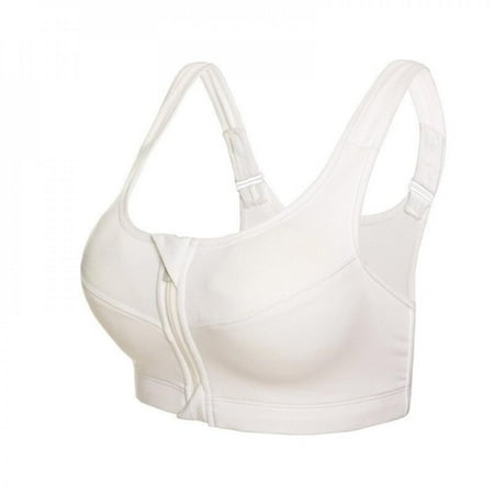 Plus Size M-5XL Women Front Zipper Closure Push Up Bras Shockproof Fitness Vest Removable Padded Wireless Tops White XXXL
Plus Size M-5XL Women Front Zipper Closure Push Up Bras Shockproof Fitness Vest Removable Padded Wireless Tops White XXXL