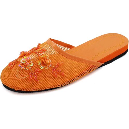 Women s Beaded Mesh Chinese Slippers
Women s Beaded Mesh Chinese Slippers
