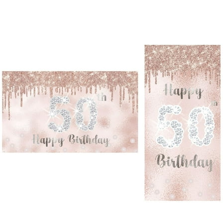 Joyiou Happy 50th Birthday Decorations for Her Rose Gold 50th Birthday Gifts Party Supplies for Wom
Joyiou Happy 50th Birthday Decorations for Her Rose Gold 50th Birthday Gifts Party Supplies for Wom