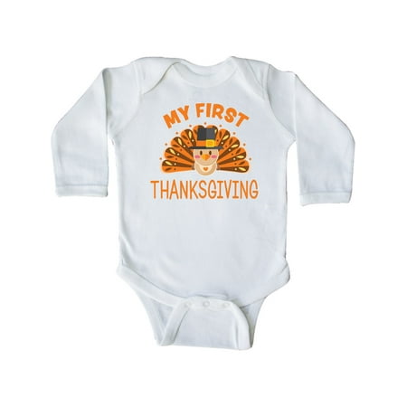 Inktastic Cute Turkey My 1st Thanksgiving Gift Baby Boy or Baby Girl Long Sleeve Bodysuit
Inktastic Cute Turkey My 1st Thanksgiving Gift Baby Boy or Baby Girl Long Sleeve Bodysuit