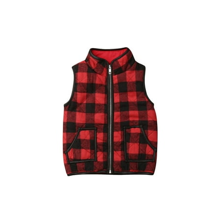 Licupiee Kids Baby Girls Plaid Vest Waistcoat Warm Jacket Autumn Winter Coats Outwear Christmas Outfits 1-6T
Licupiee Kids Baby Girls Plaid Vest Waistcoat Warm Jacket Autumn Winter Coats Outwear Christmas Outfits 1-6T