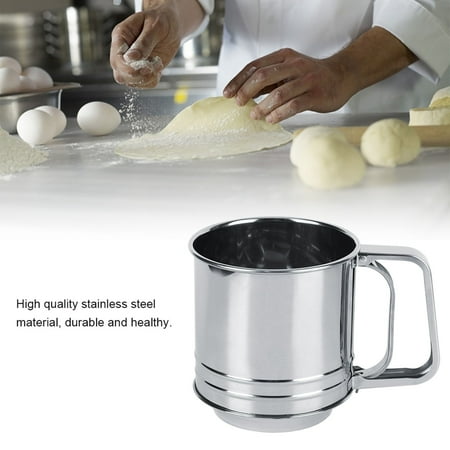 TOPINCN Stainless Steel Handheld Manual Flour Sifter Sieve Strainer Kitchen Baking Tool
TOPINCN Stainless Steel Handheld Manual Flour Sifter Sieve Strainer Kitchen Baking Tool