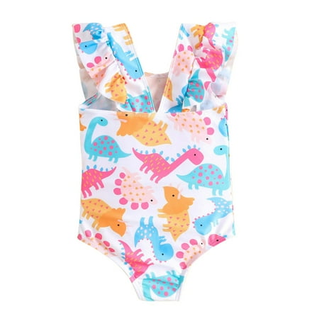 Popvcly 0-5T Baby Girl One Piece Swimsuit Infant Girl Elegant Sunsuit Ruffled Swimwear Ruffle Bathing Suits - Dinosaur
Popvcly 0-5T Baby Girl One Piece Swimsuit Infant Girl Elegant Sunsuit Ruffled Swimwear Ruffle Bathing Suits - Dinosaur