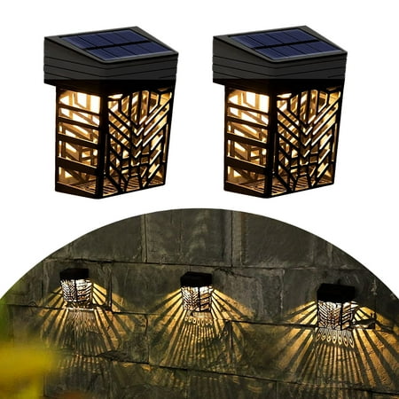 TOPCHANCES 2 Pack Solar Deck Lights Solar Fence Lights Decorative Outdoor wall Lights Waterproof Solar Lights for Garden Front Door Patio Backyard Step Warm White
TOPCHANCES 2 Pack Solar Deck Lights Solar Fence Lights Decorative Outdoor wall Lights Waterproof Solar Lights for Garden Front Door Patio Backyard Step Warm White