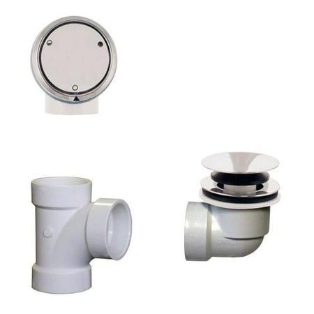 Deep Soak Closing Overflow Plumbers Pack with Schedule 40 PVC Elbows & Tee with ADA Aprroved Tip-Toe Drain in Polished Chrome
Deep Soak Closing Overflow Plumbers Pack with Schedule 40 PVC Elbows & Tee with ADA Aprroved Tip-Toe Drain in Polished Chrome