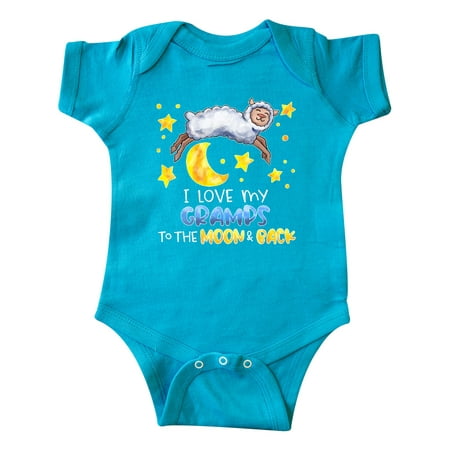 Inktastic I Love my Gramps to the Moon and Back Cute Sheep Gift Baby Boy or Baby Girl Bodysuit
Inktastic I Love my Gramps to the Moon and Back Cute Sheep Gift Baby Boy or Baby Girl Bodysuit