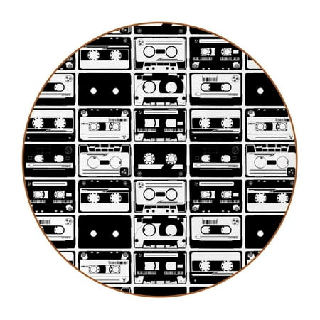 OWNTA Music Black White Pattern Premium Microfiber Leather Round Coasters (6PCS) - 11x11 cm/4.3x4.3 in - Durable & Stylish Cup Mat Set
OWNTA Music Black White Pattern Premium Microfiber Leather Round Coasters (6PCS) - 11x11 cm/4.3x4.3 in - Durable & Stylish Cup Mat Set