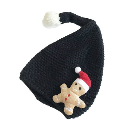 Frobukio Christmas Knit Hat Kids Baby Gingerbread Man Beanie Cute Pom Pom Hats Cartoon Christmas New Year Supplies Decorations Black 2-6 Years
Frobukio Christmas Knit Hat Kids Baby Gingerbread Man Beanie Cute Pom Pom Hats Cartoon Christmas New Year Supplies Decorations Black 2-6 Years